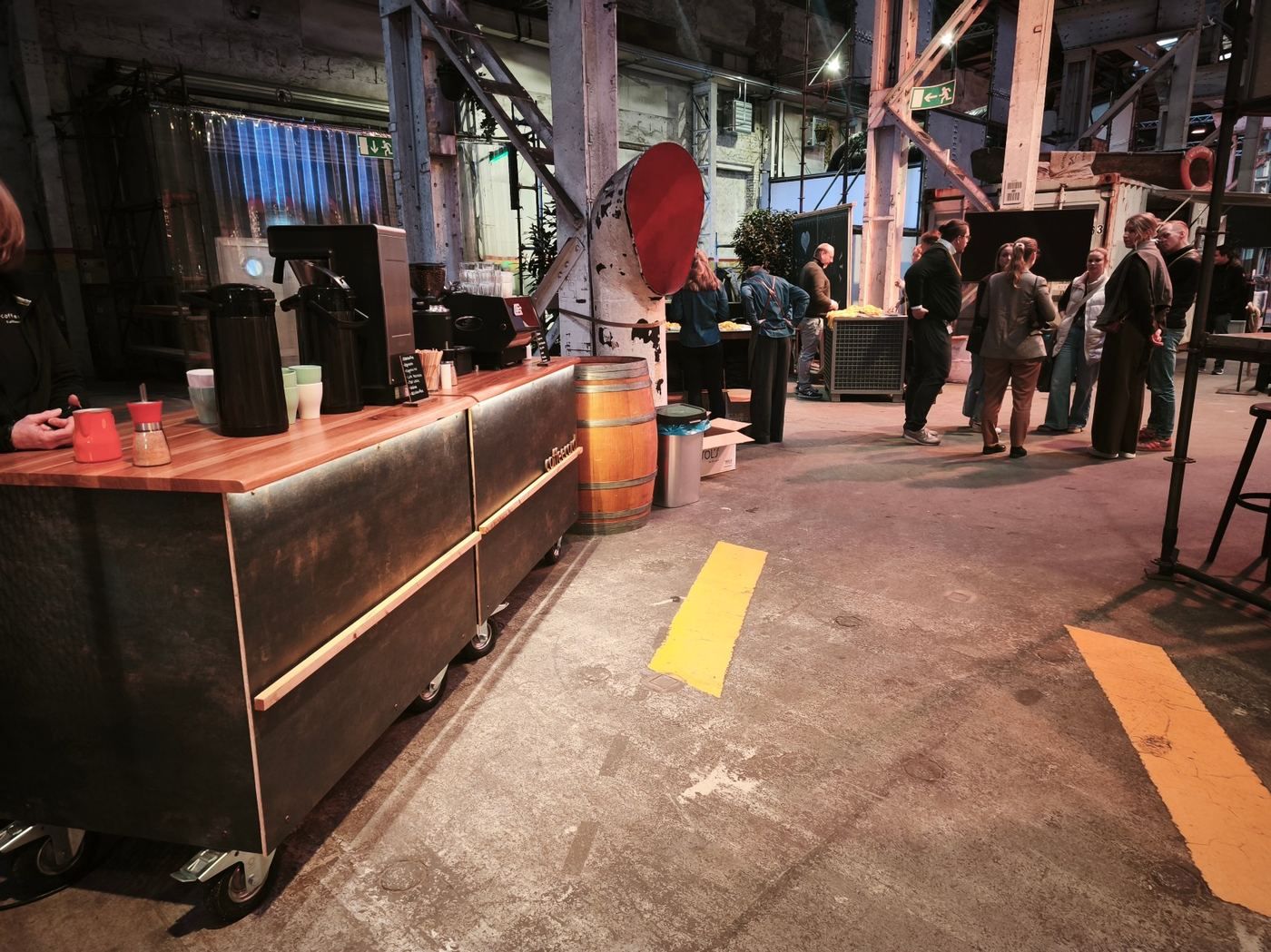 coffeecord Barista bei einer Messe