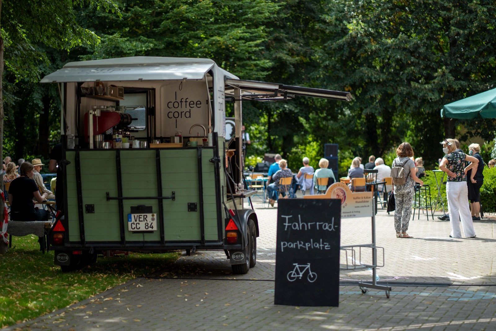coffeecord beim Sommerfest im Park
